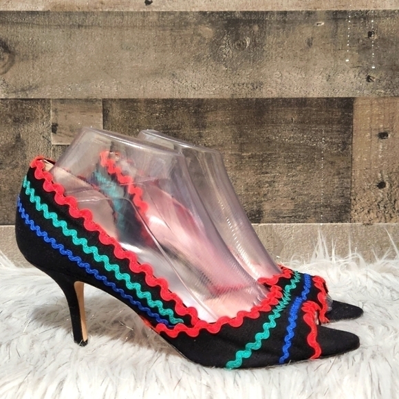 Kate Spade New York Womens Saranne Fabric Peep Toe D-Orsay Pumps - Picture 3 of 11